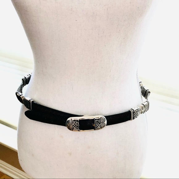 Brighton Reversible/Alternating Leather Belt Sz-M - Picture 3 of 9